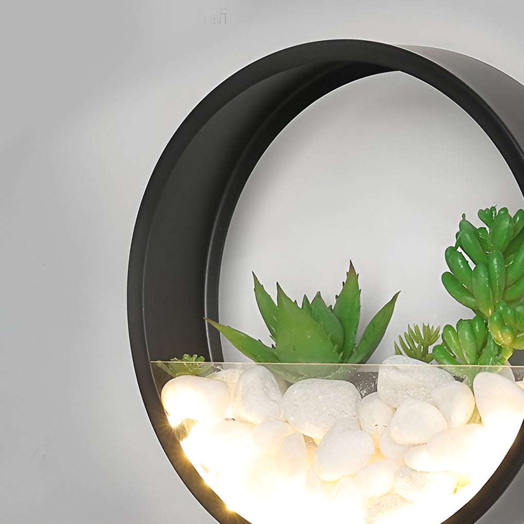 WINDSOR GARDEN ORB LED WALL LANTERN