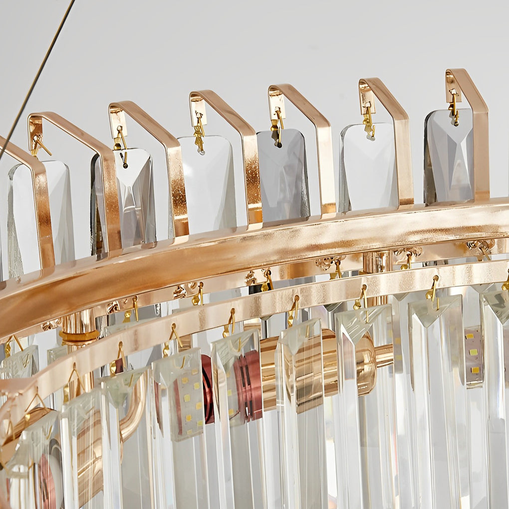 ASTONIA DUAL-TIERED CRYSTAL ILLUMINATION FIXTURE