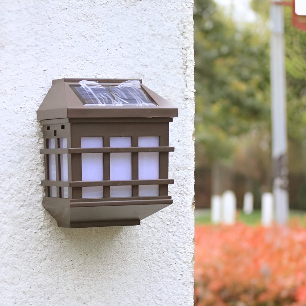 WHITBY SOLAR-PANELLED ILLUMINATED WALL SCONCE