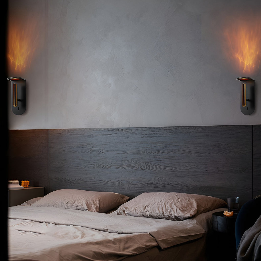 FENWICK 3W ILLUMINATED FLAME WALL SCONCE