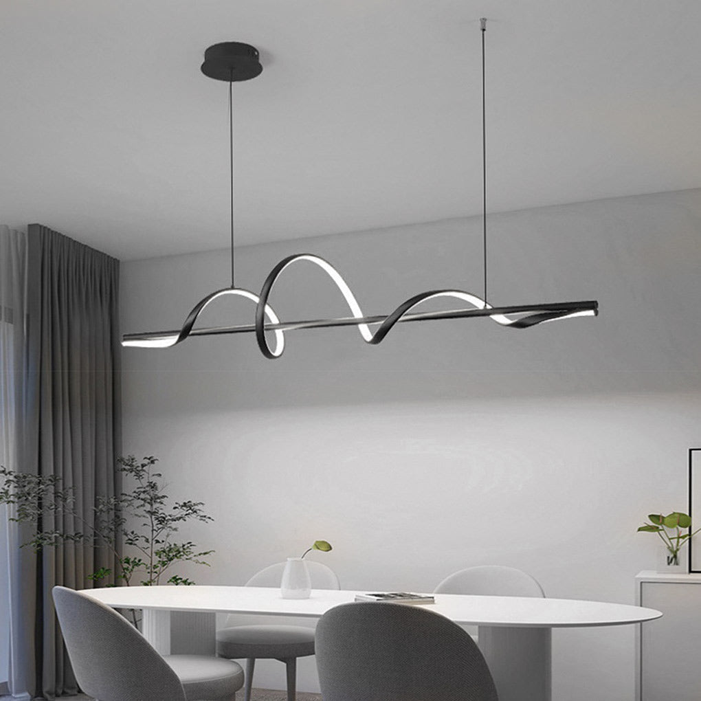 FENWICK WAVED LUMINAIRE WITH MULTI-LEVEL DIMMING