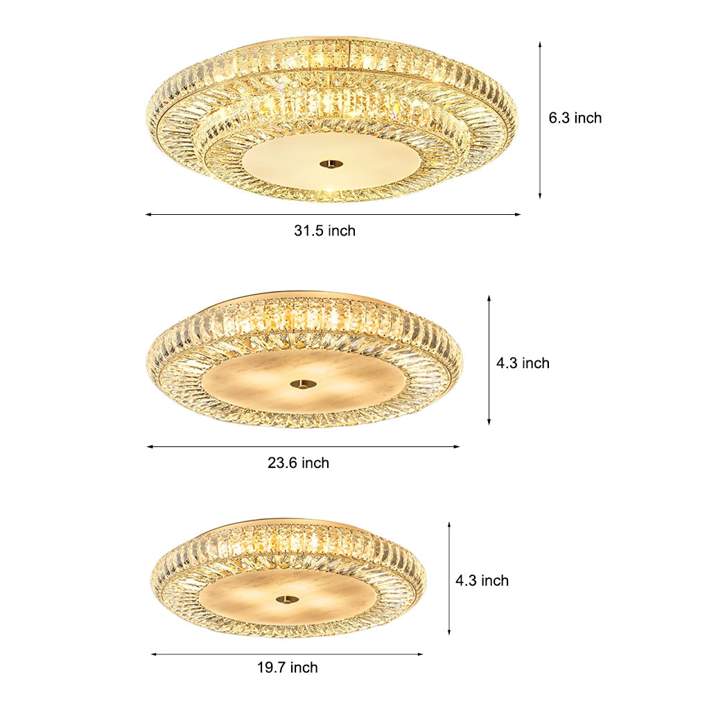 WINDSOR CRYSTAL TRILOGY CEILING LANTERN
