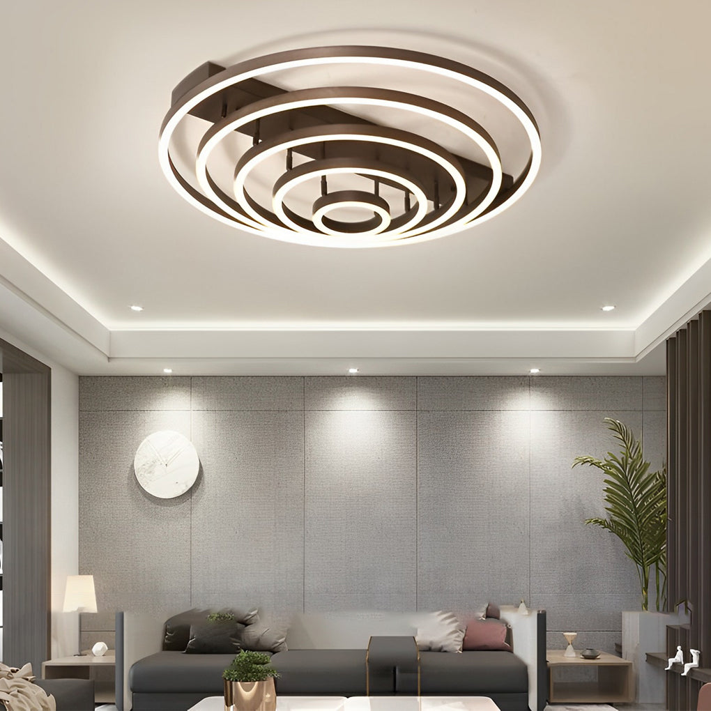 HEATHCOTE CIRCULAR LED FLUSH MOUNT LIGHTING