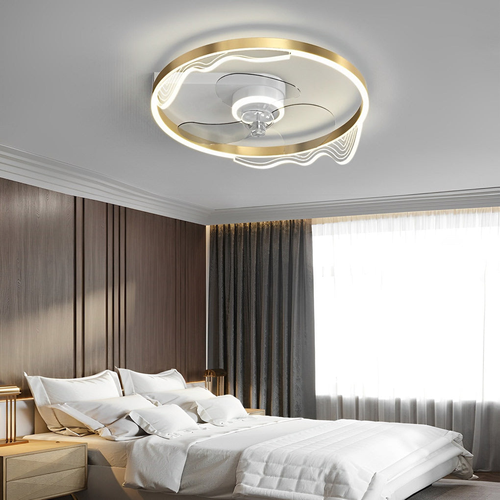 WINDSOR WHISPER MODERN CEILING FAN LAMP