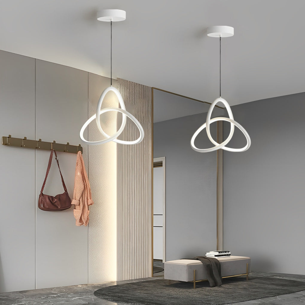 WINTHORPE TRIO RING DIMMABLE LED CHANDELIER