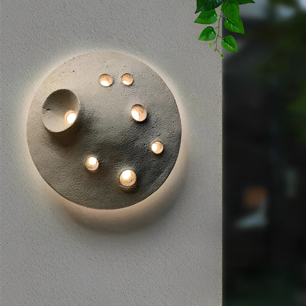 ASTRALINA CEMENTAL MOONLIGHT OUTDOOR WALL SCONCE