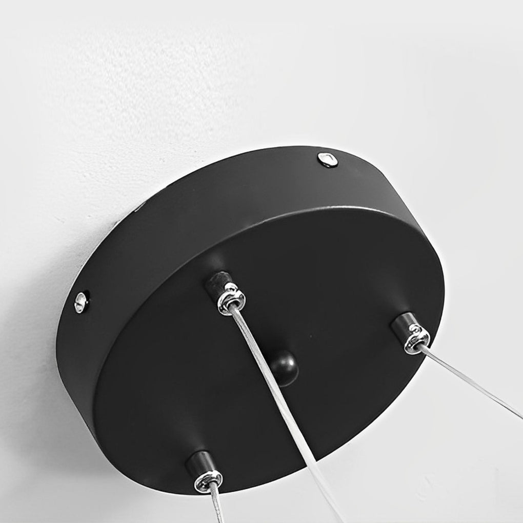 RAVENHALL REMOTE-CONTROLLED DIMMABLE ROUND LED CHANDELIER