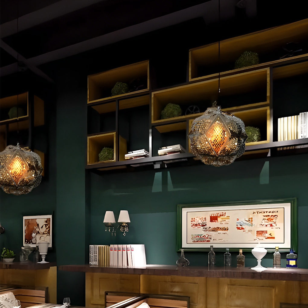 WINTHORPE SCULPTURAL METAL PENDANT LIGHT