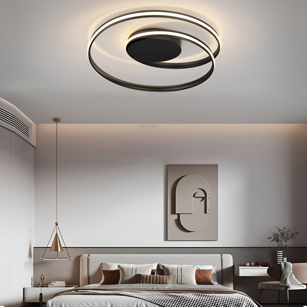WINTHROP CIRCULAR DIMMABLE LED FLUSH MOUNT LIGHTING