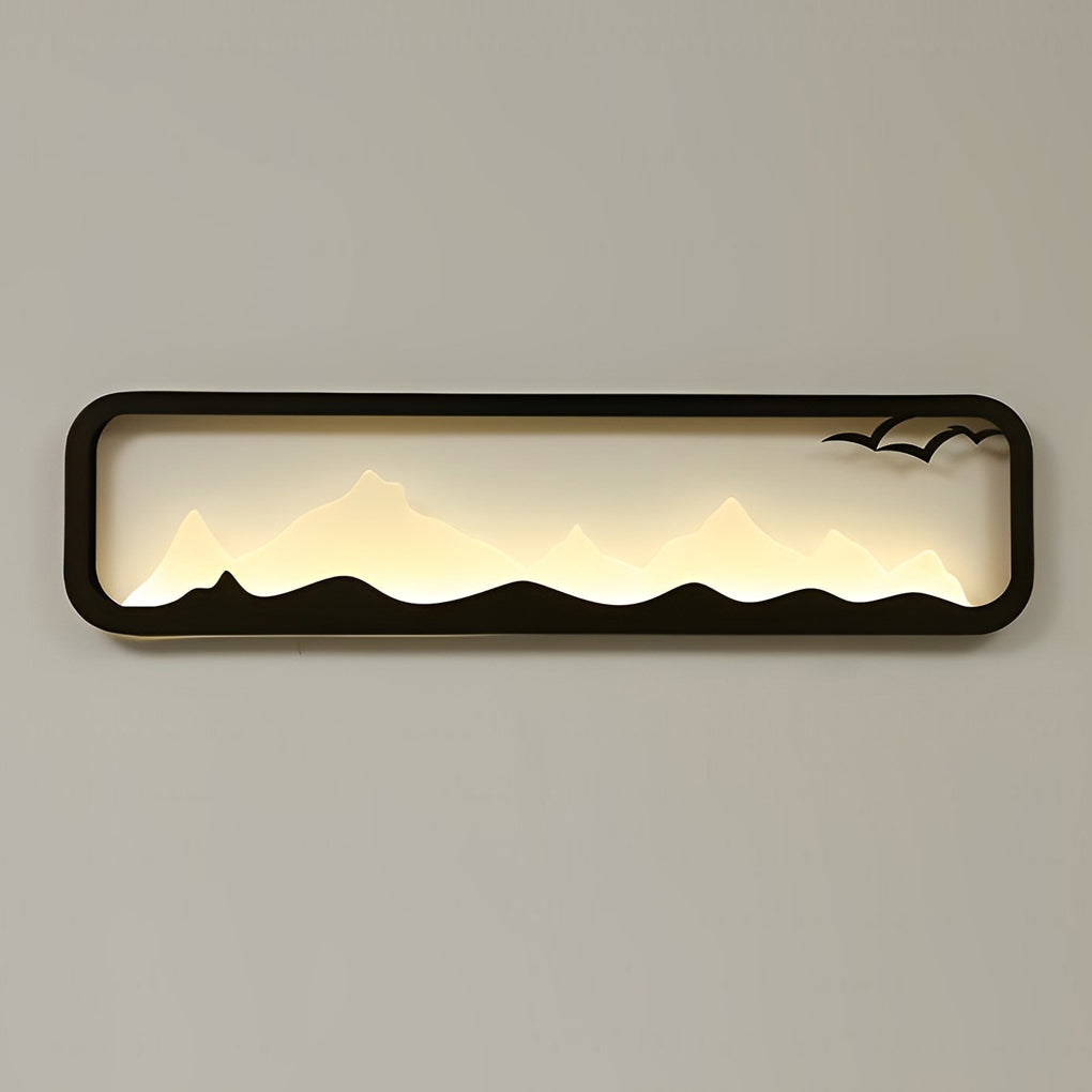 WINDSOR MOUNTAIN VIEW RECTANGULAR LED OUTDOOR SCONCE