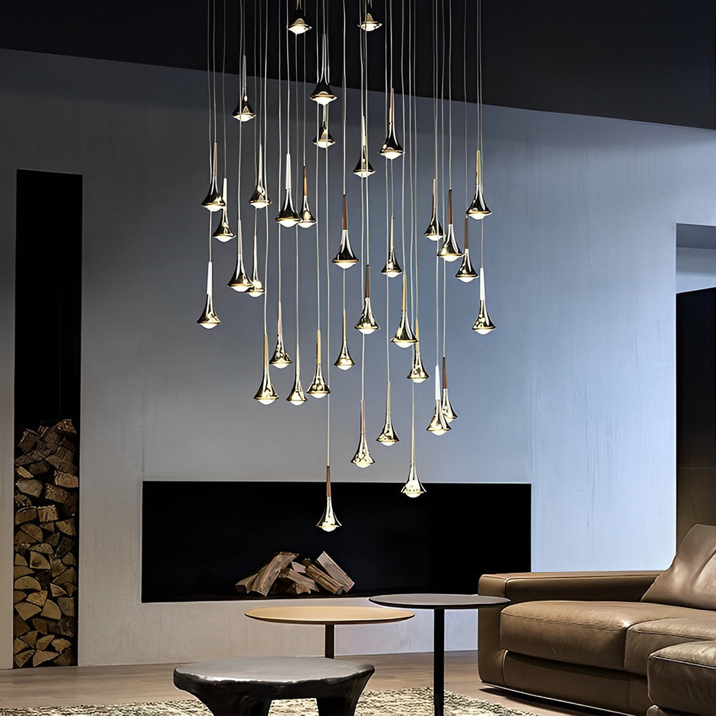 WINDSOR DROPLET METAL LED HANGING LIGHT