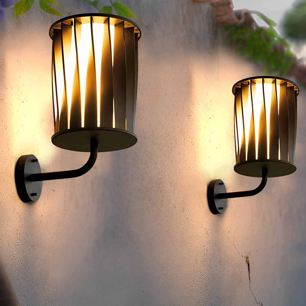 WINTHROP TWISTED WATERPROOF LED OUTDOOR WALL SCONCE