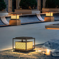 ROTHWELL SQUARE SOLAR GARDEN PILLAR LIGHTING