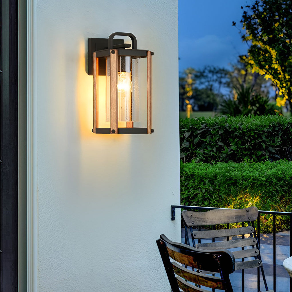 BRIGHTON COAST WATERPROOF GLASS LANTERN WALL LIGHTING