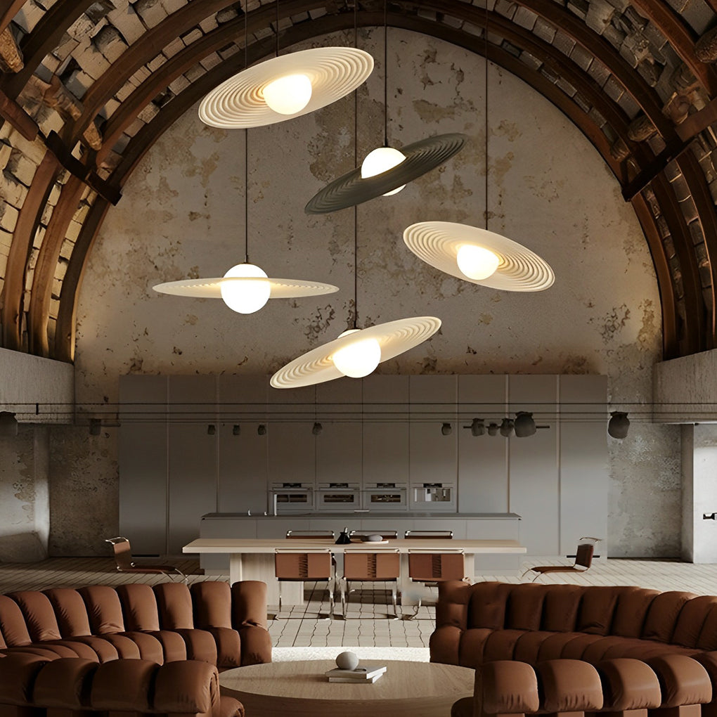 WINDSOR CIRCLE MODERN LED PENDANT LIGHT