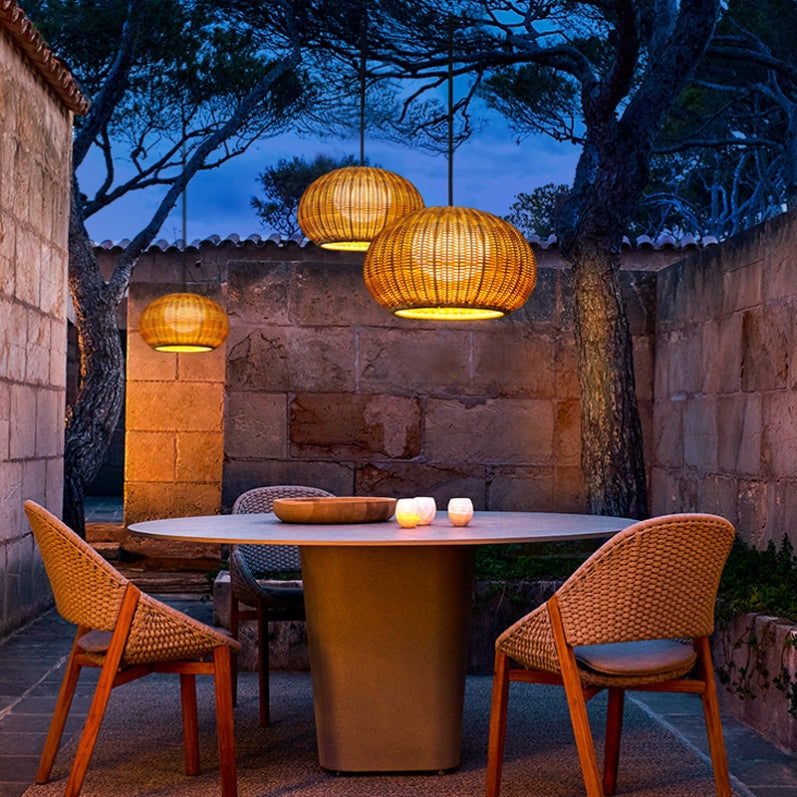 WINDSOR WICKER OUTDOOR LANTERN WALL SCONCE