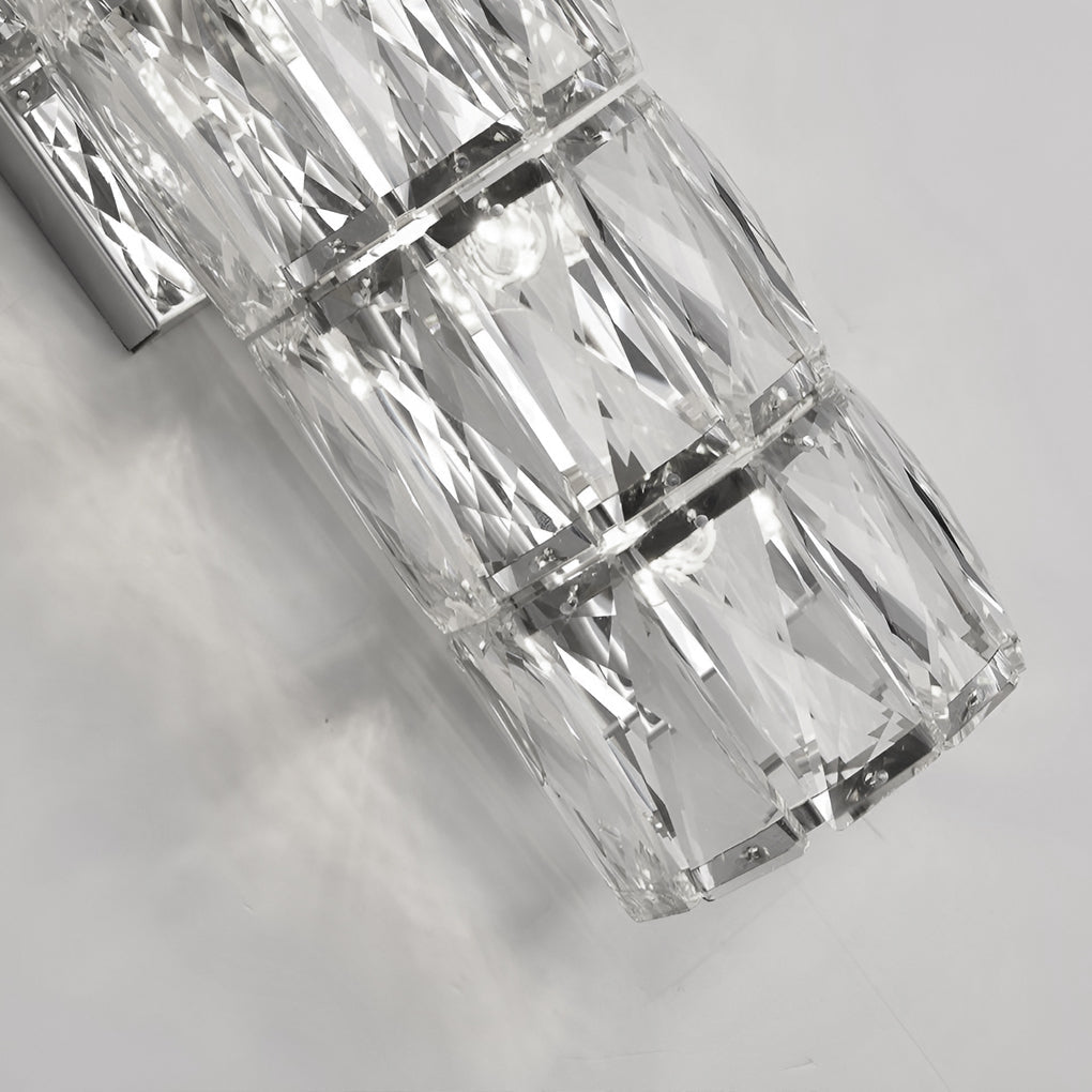 WINDSOR CRYSTAL CYLINDER WALL LANTERN WITH TRIPLE DIMMING FUNCTION