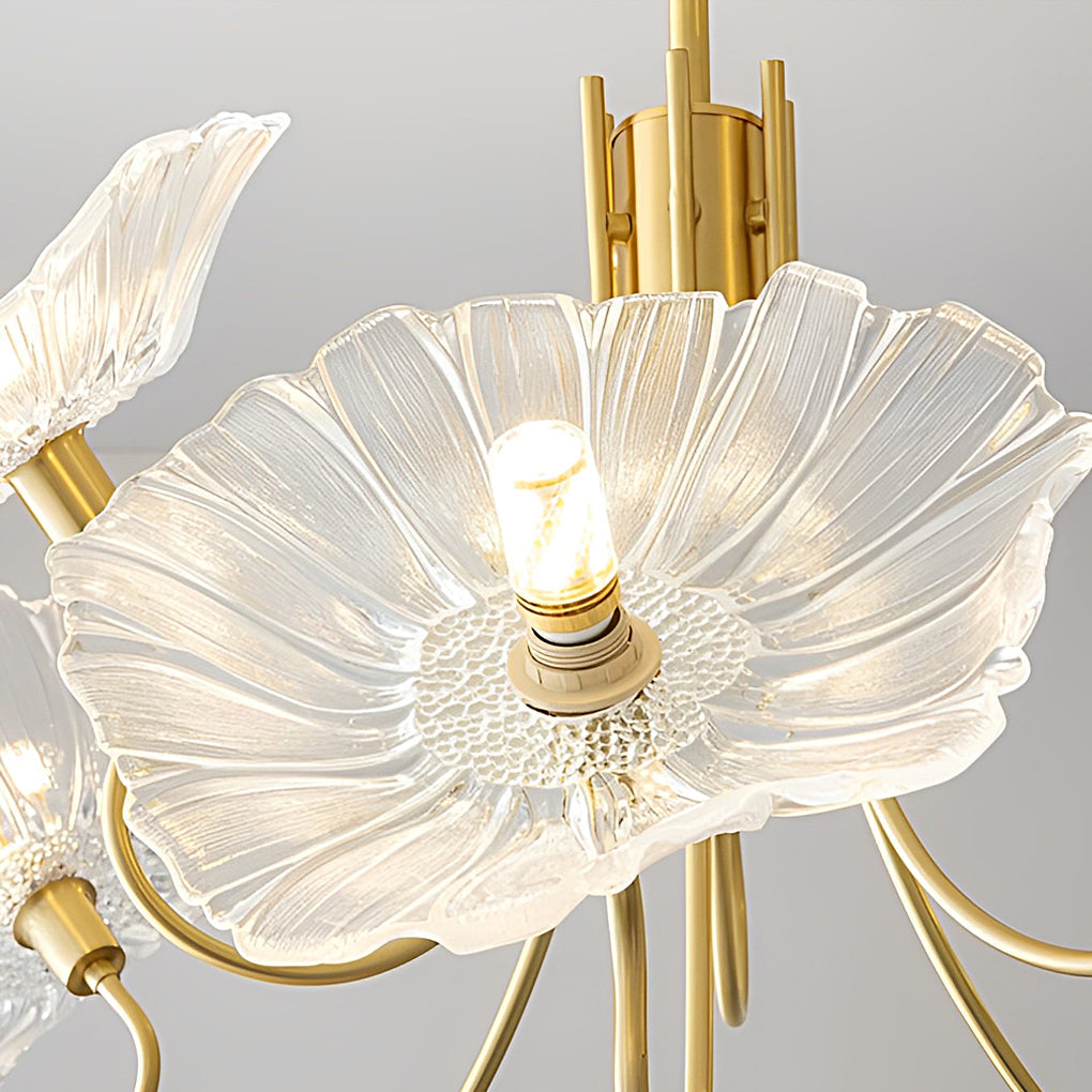 1. **CARTER FLORAL EMBRACE GLASS LANTERN**  
   A modern chandelier featuring delicate flower motifs encased in glass, complemented by copper accents for a touch of warmth.

2. **BRAMBLEWOOD COPPER FLORA CHANDELIER**  
   A minimalist design that showcase