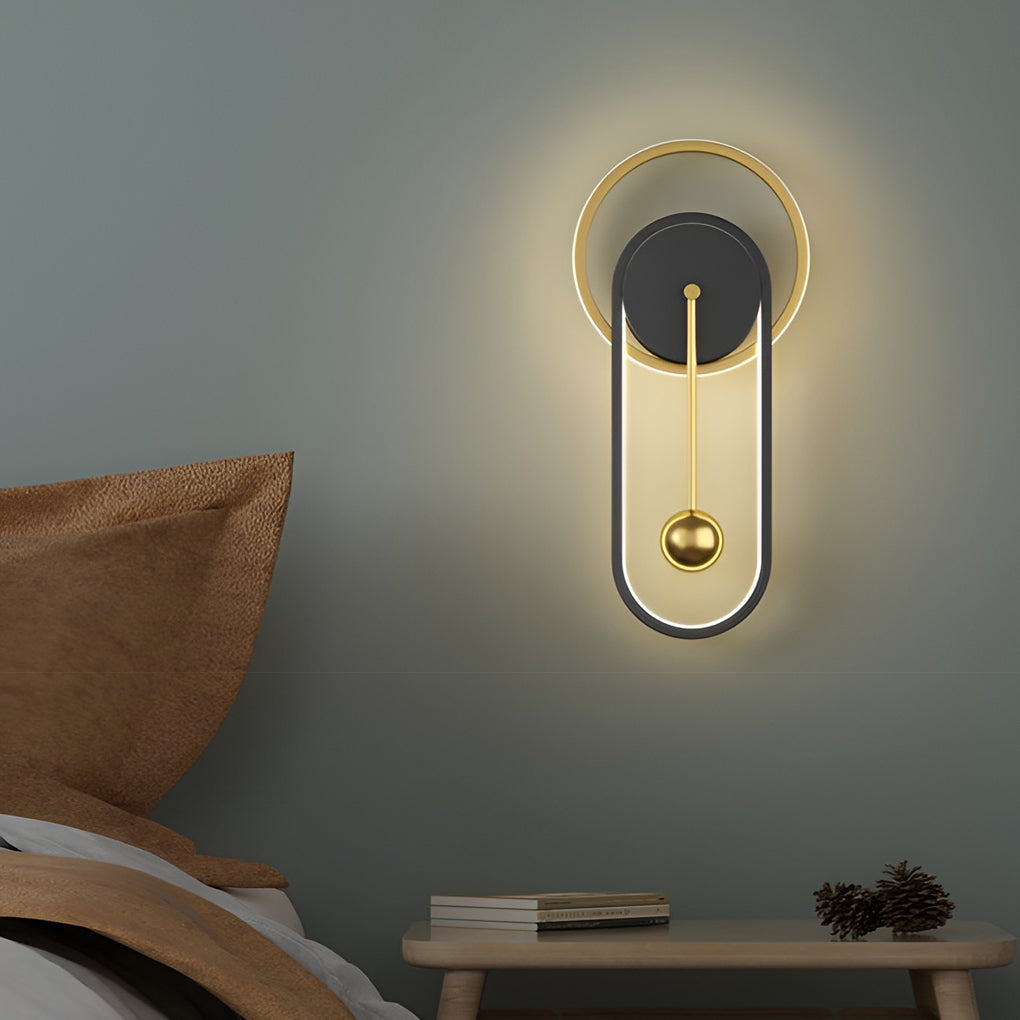 WINTHORPE MUTE CLOCK LED NORDIC WALL SCONCE