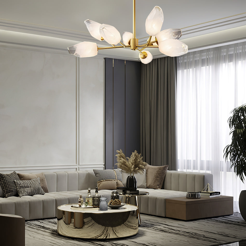 WINTHROP CRYSTAL SPHERE MODERN CHANDELIER