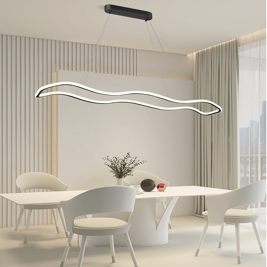 WHITBY WAVES CIRCULAR LED CHANDELIER