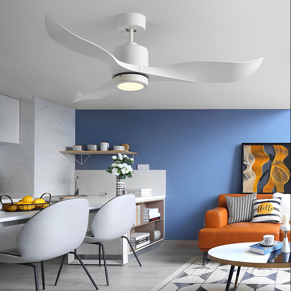 WINTERBOURNE WHISPERING BREEZE REMOTE CONTROL CEILING FAN WITH LED LIGHTING
