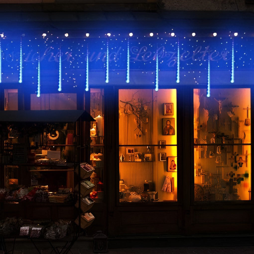 WINTERBOURNE RAINFALL SOLAR LED LIGHTS FOR GARDEN DECOR
