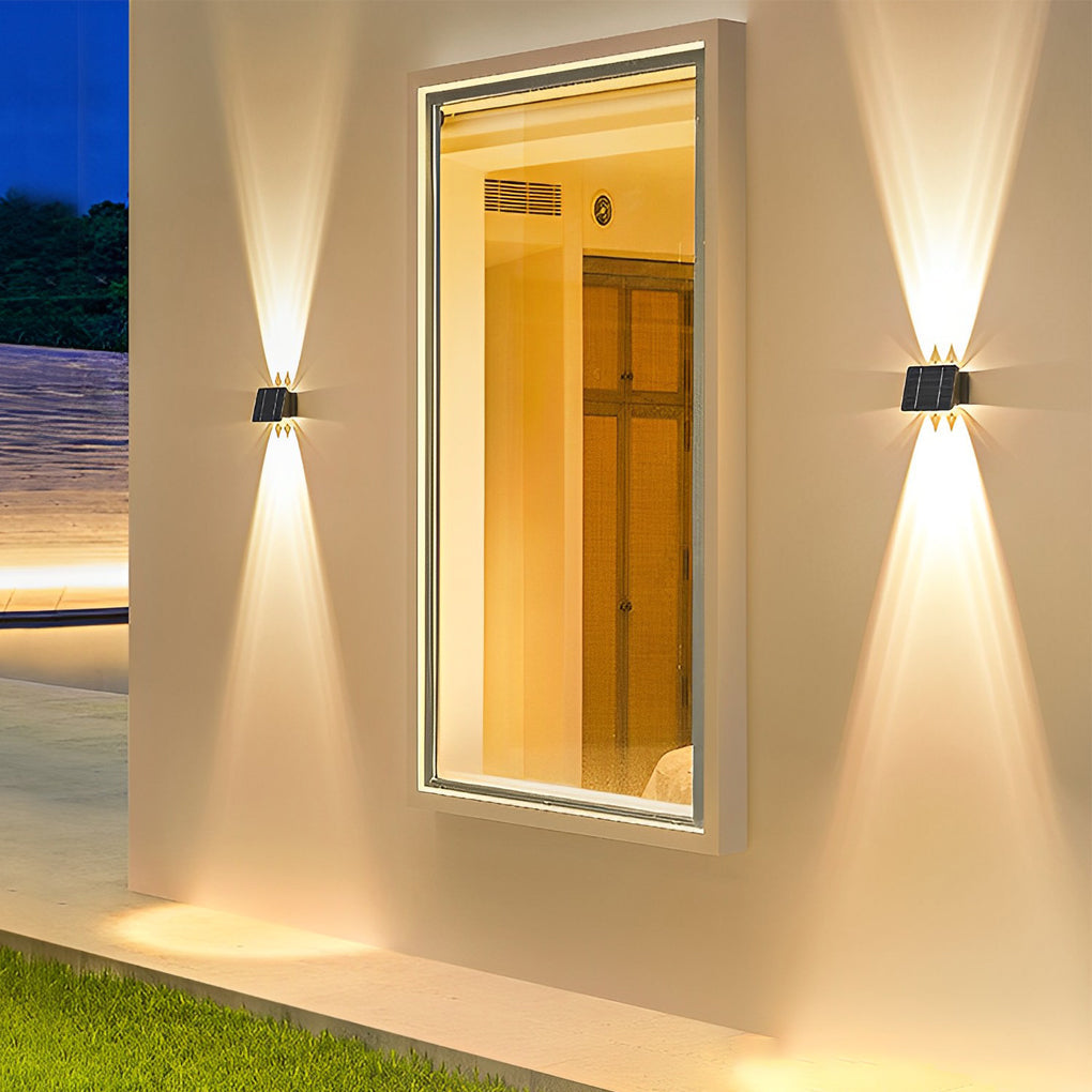 RAVENWOOD SOLAR WALL LANTERN WITH DUAL ILLUMINATION