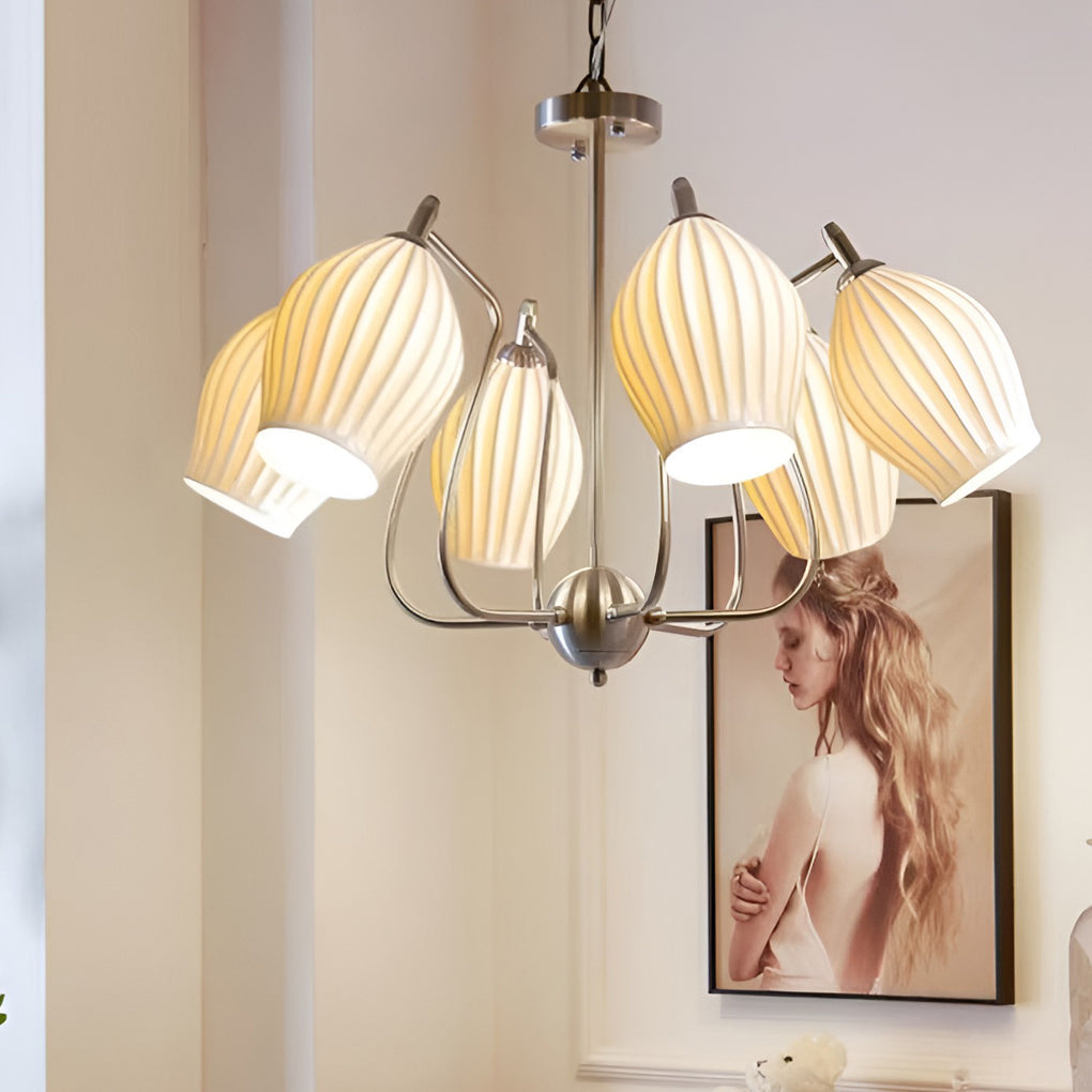 WHITBY BLOSSOM QUAD LIGHT CEILING LAMP