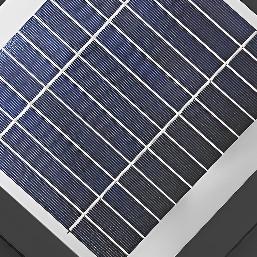 WINDSOR CRYSTAL SQUARE SOLAR FENCE LANTERN