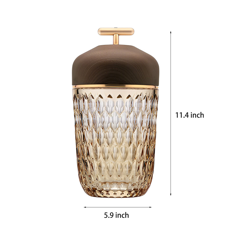 WINDSOR CRYSTAL CUP-SHAPED TABLE LANTERN