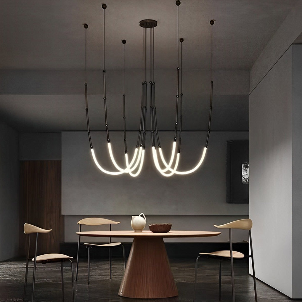 WINTHROP BAMBOO THREADS SUSPENDED LIGHTING