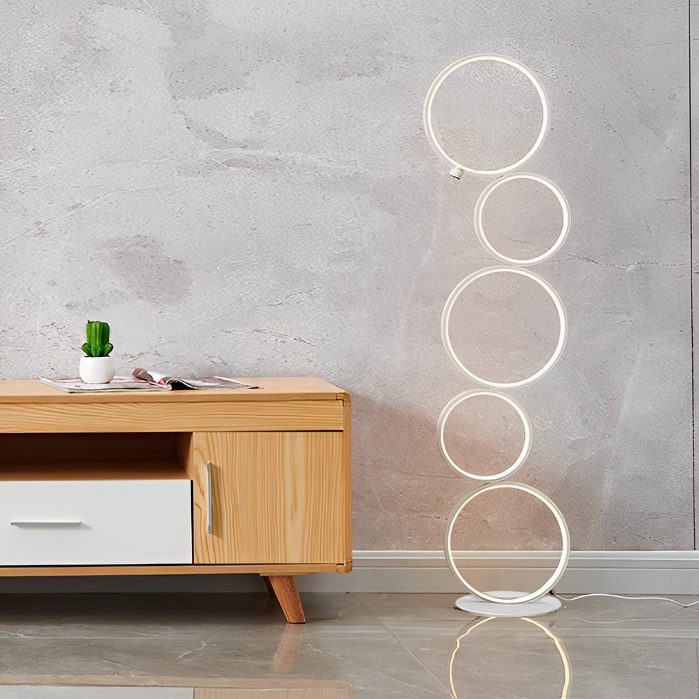 CHISWICK RADIANCE STACKED ORB FLOOR LANTERN