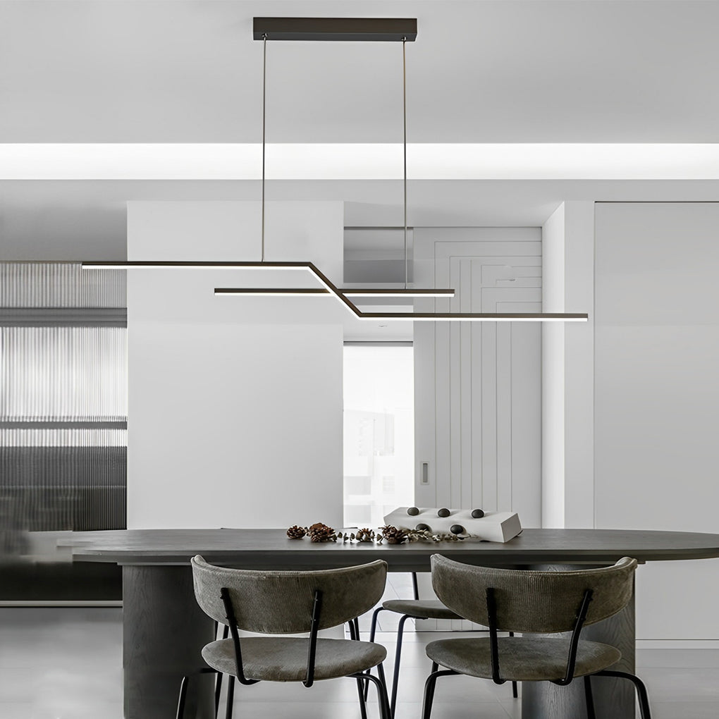 FENWICK MODERN LINEAR DIMMING CHANDELIER