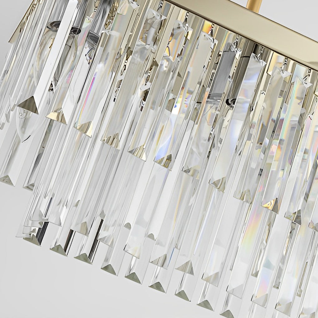 WINDSOR CRYSTAL RECTANGULAR DIMMER CHANDELIER