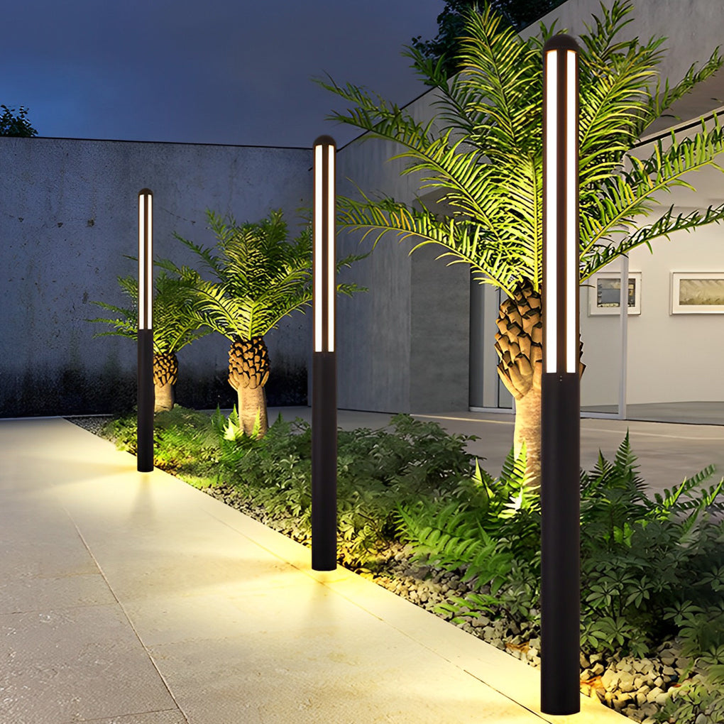 RAVENSDALE MODERN OUTDOOR BOLLARD LIGHTING WITH WATERPROOF LED TECHNOLOGY