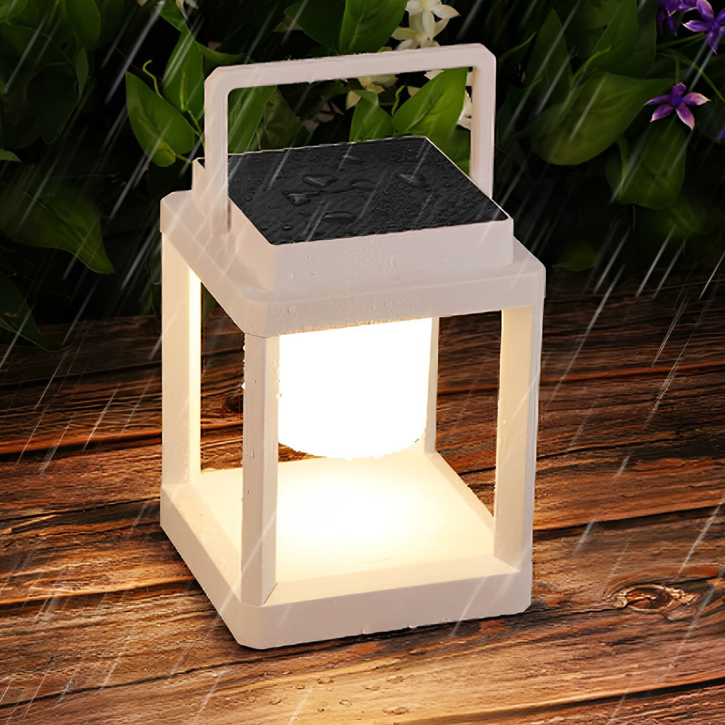 WINCHESTER SOLAR CHARGED OUTDOOR LANTERN WITH WATERPROOF DESIGN
