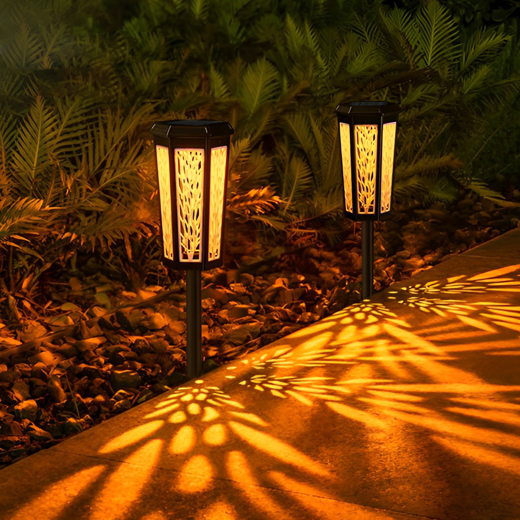 CHISWICK SOLAR GLOWING STAKE LANTERN - Color-Transforming, Weatherproof Outdoor Illumination Enhancer