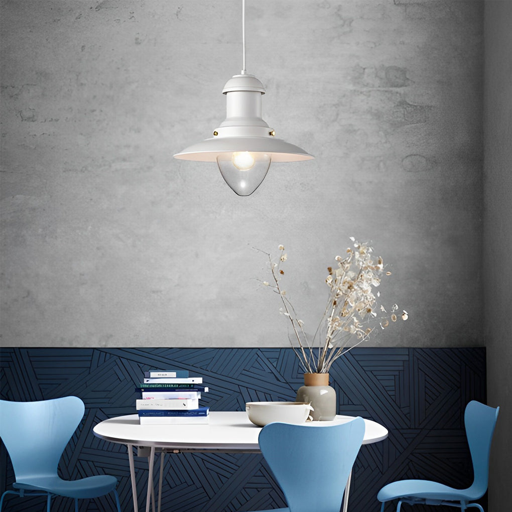 WINTHROP INDUSTRIAL ROUND METAL CEILING LIGHT