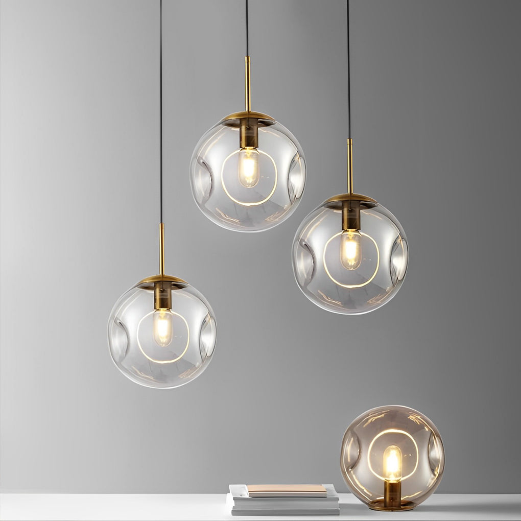 WINTHORPE MINIATURE GLASS ORB CHANDELIER