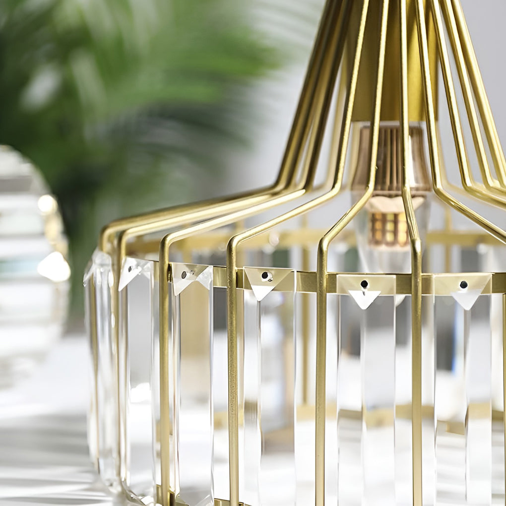 RIVINGTON DRUM CRYSTAL HANGING LUMINAIRE