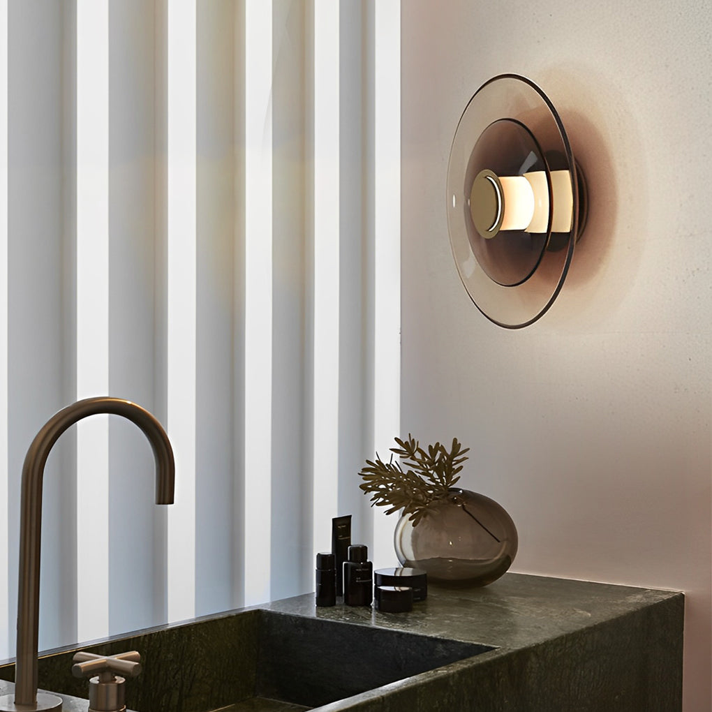 WINTHORPE DUAL-LAYERED GLASS WALL LANTERN