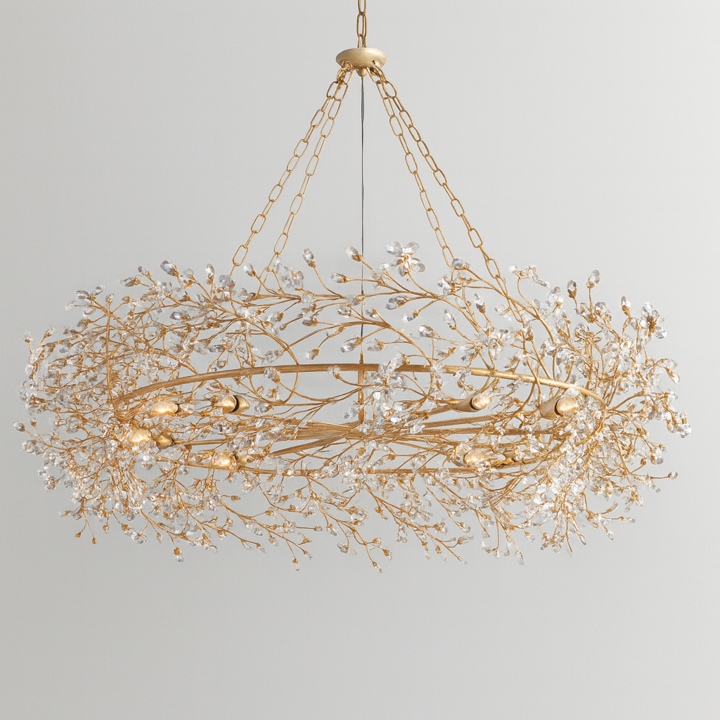 VERDANTIA FLORAL ORB CHANDELIER