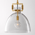 VITTORIA LUMINOUS GLASS DOME PENDANT