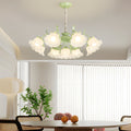 VERITY BLOOM TRIPLE-TIERED DIMMABLE CHANDELIER
