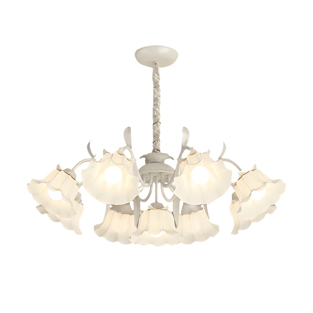 VERITY BLOOM TRIPLE-TIERED DIMMABLE CHANDELIER
