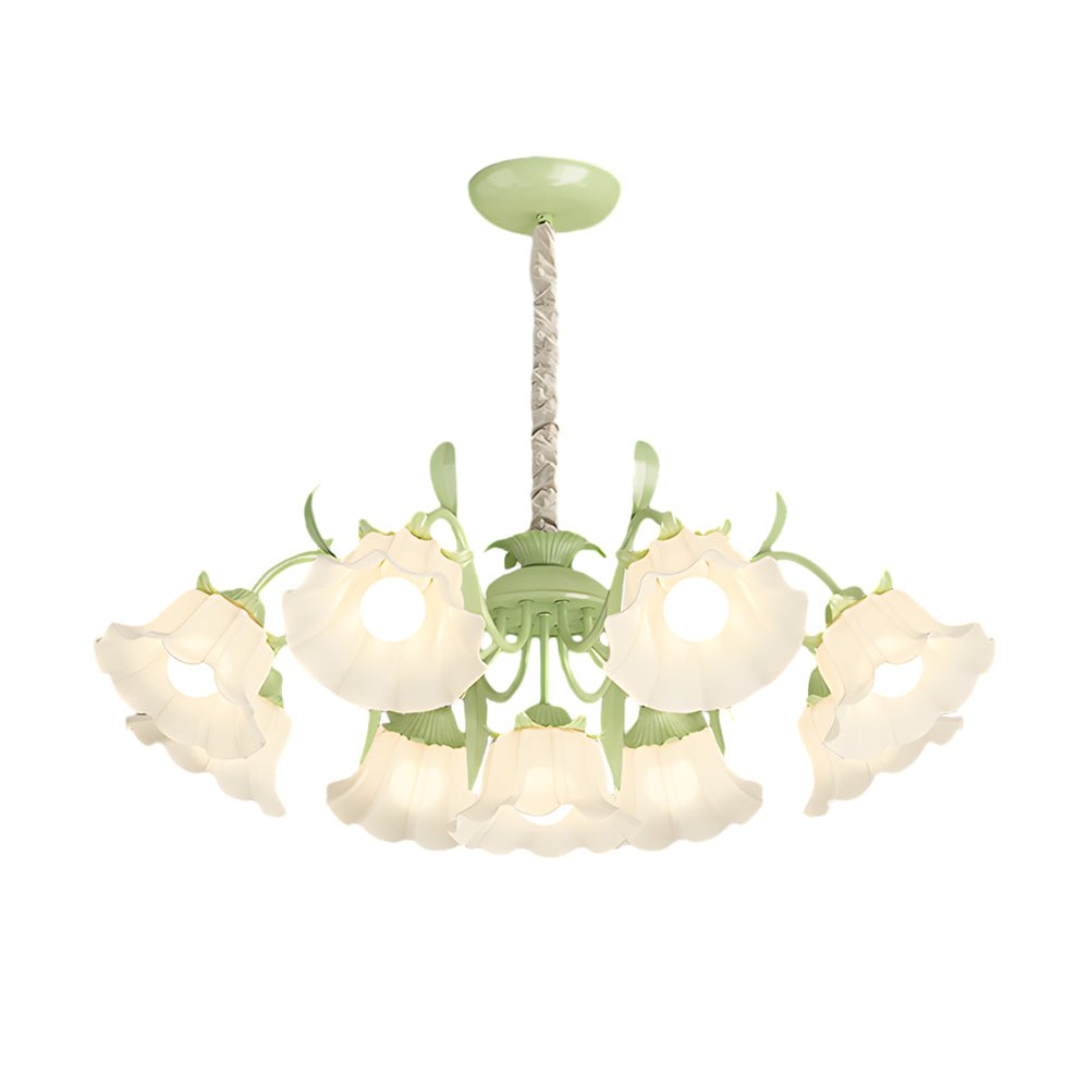 VERITY BLOOM TRIPLE-TIERED DIMMABLE CHANDELIER