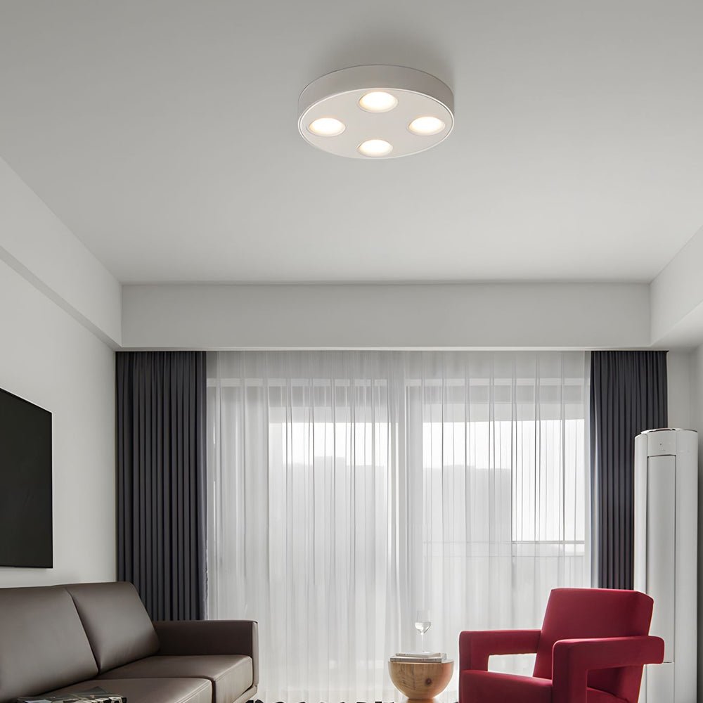 WINDSOR 9.1-INCH QUADRANT LED CEILING ILLUMINATOR FOR BATHROOMS