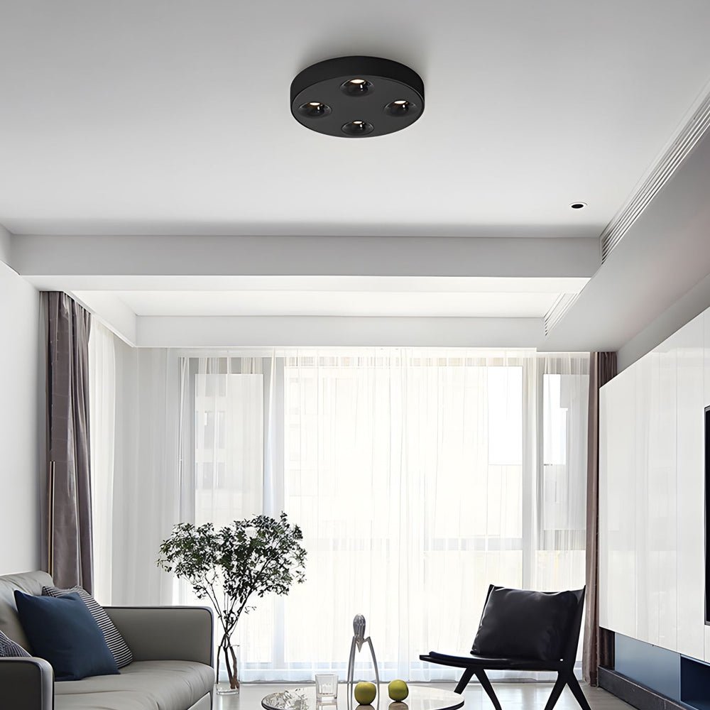 WINDSOR 9.1-INCH QUADRANT LED CEILING ILLUMINATOR FOR BATHROOMS
