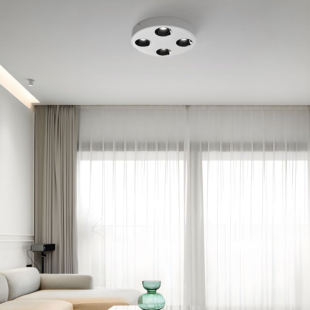 WINDSOR 9.1-INCH QUADRANT LED CEILING ILLUMINATOR FOR BATHROOMS
